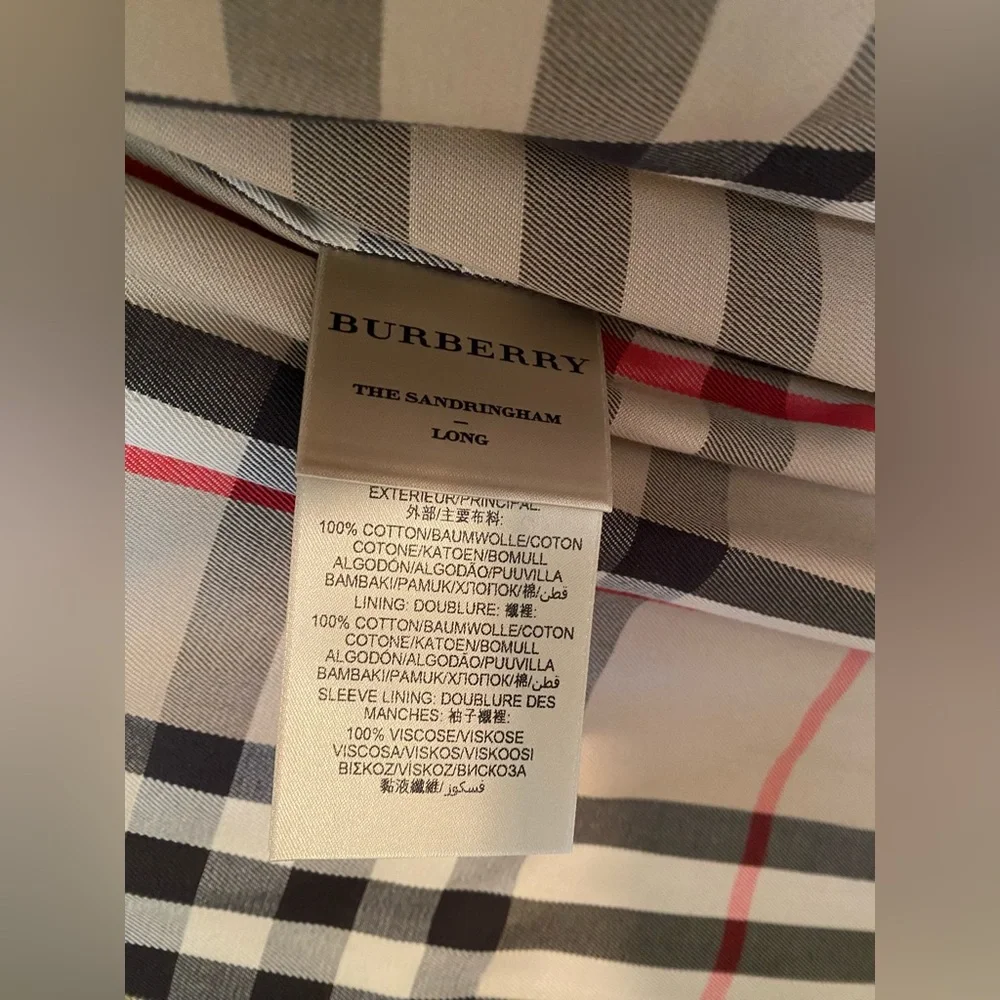 NWT Burberry The Sandringham Long Trench Coat in Honey - Picture 5 of 9